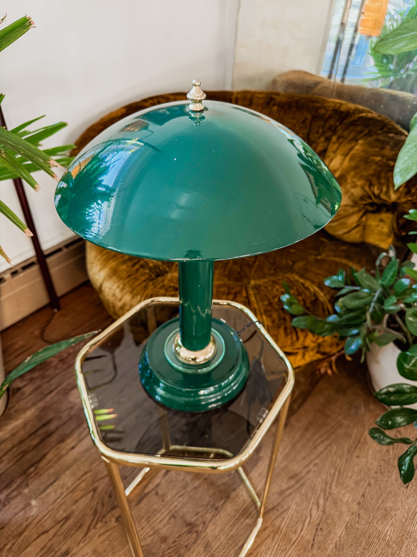 Green Mushroom Lamp