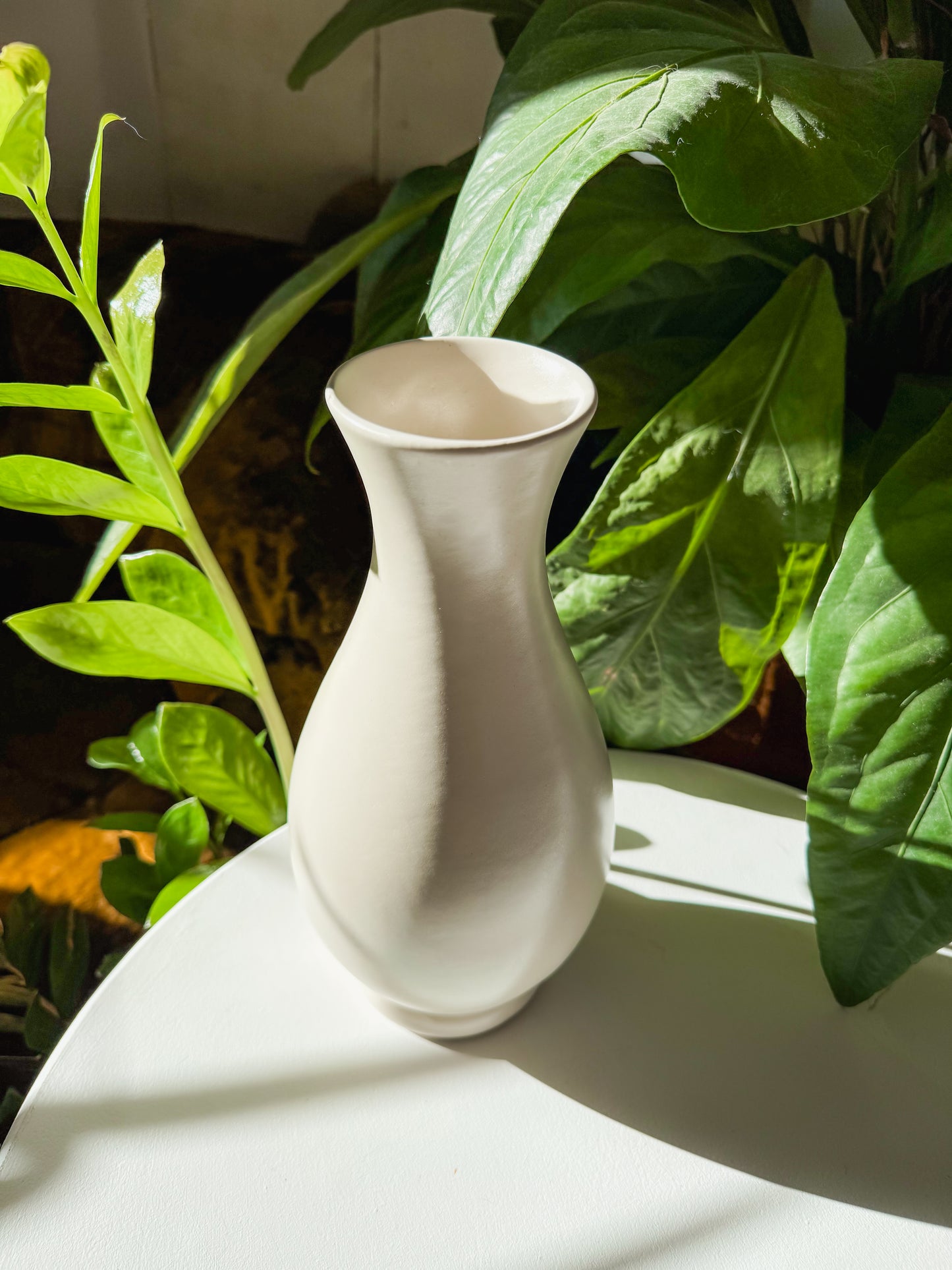 Large White Vase