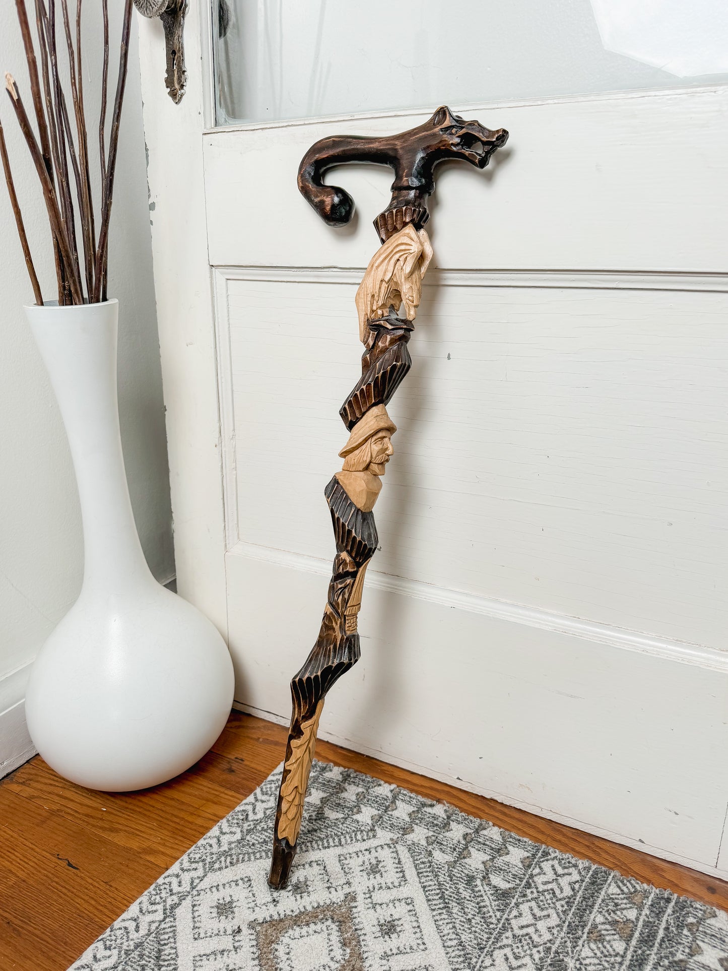 Nana & Papa Collection: Hand Carved Detailed Cane