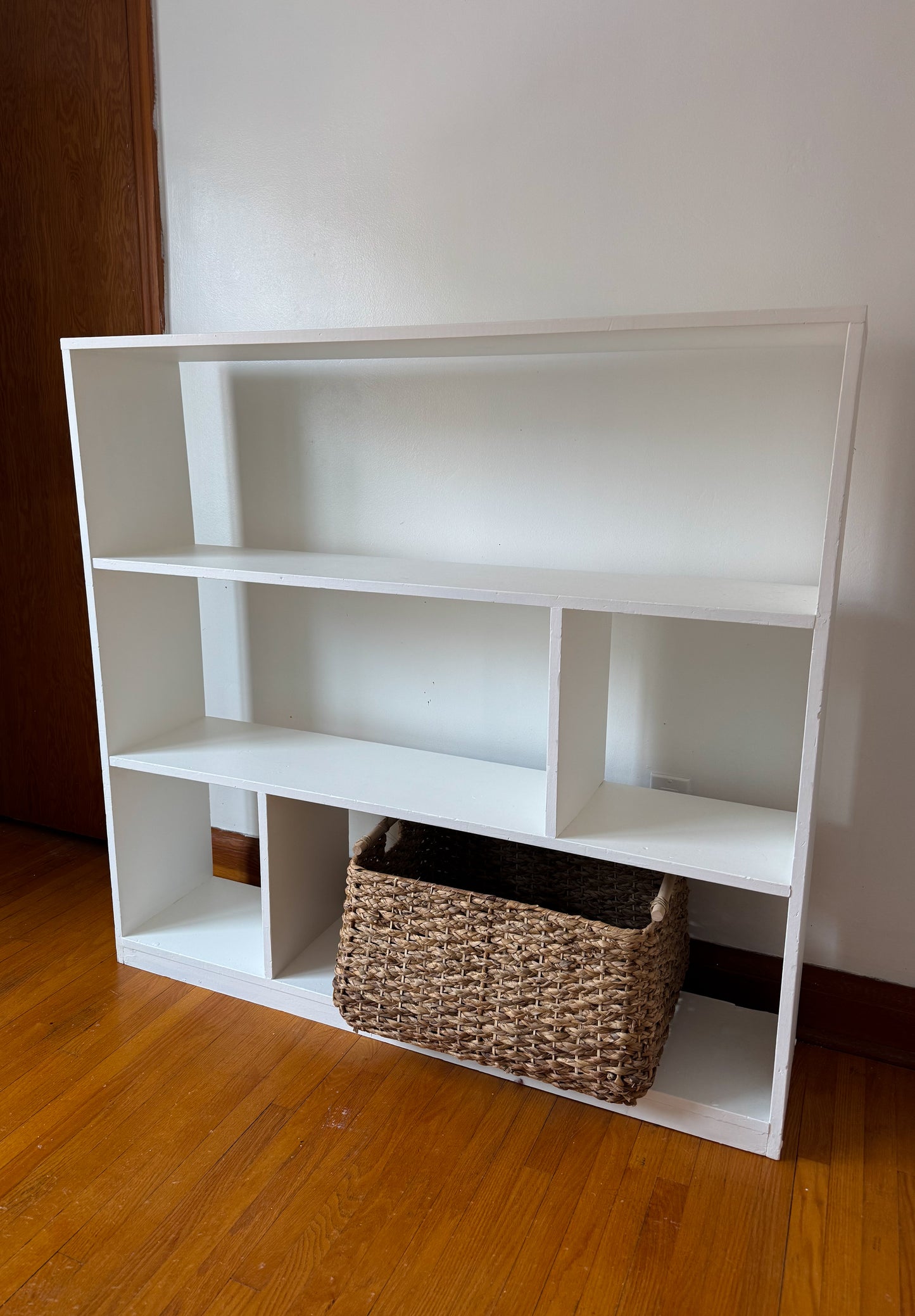 Refinished White Bookshelf
