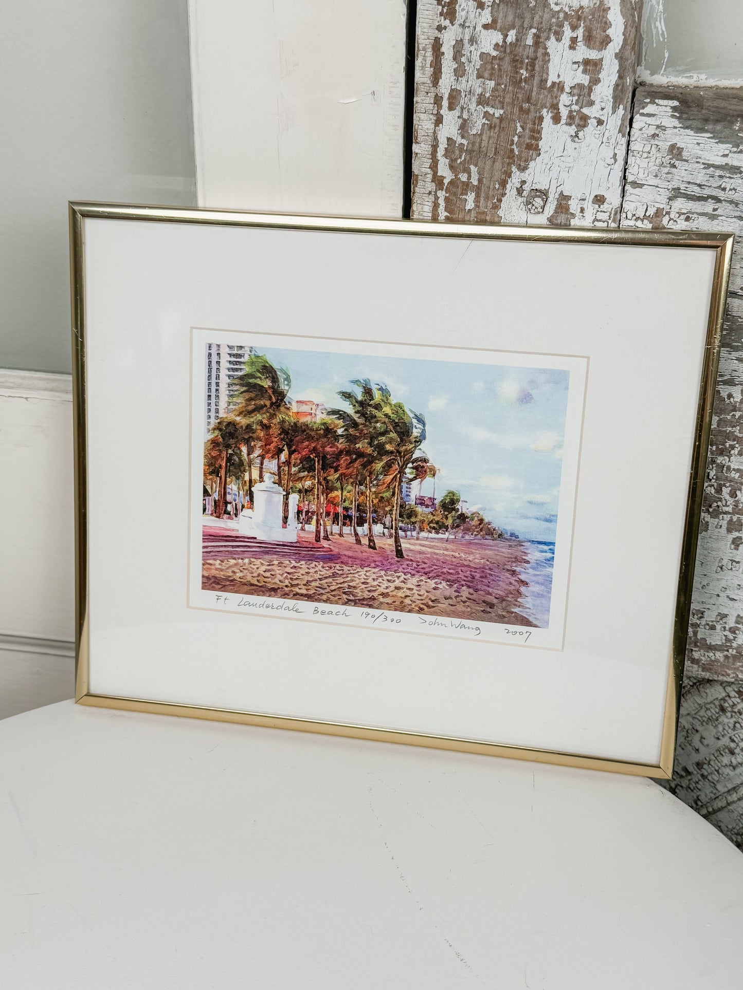 5x7 Fort Lauderdale Beach Print by John Wang