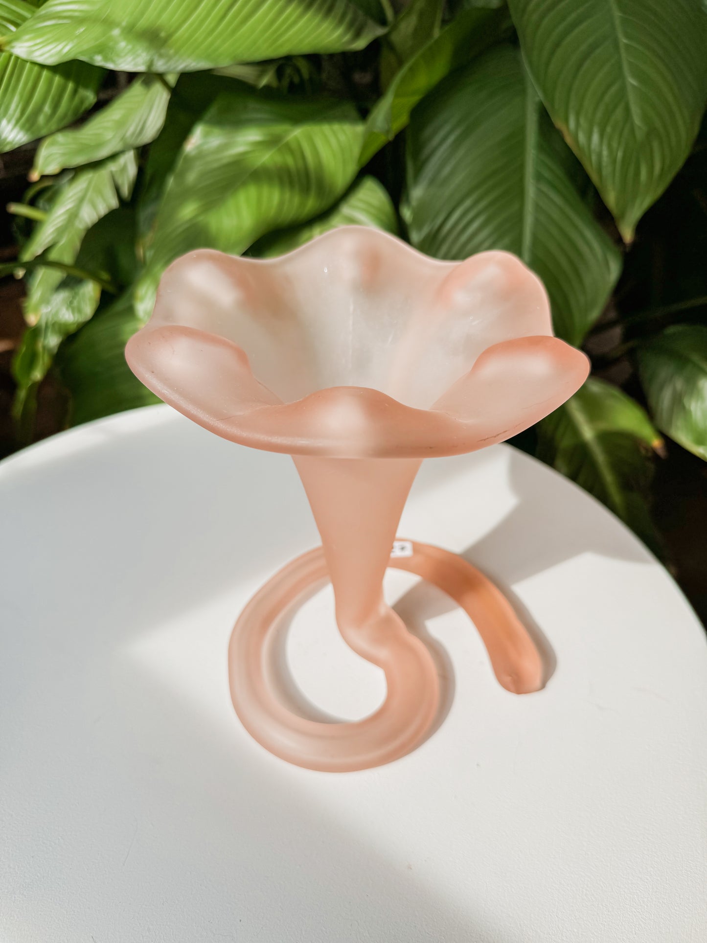 Satin Pink Flower Vase