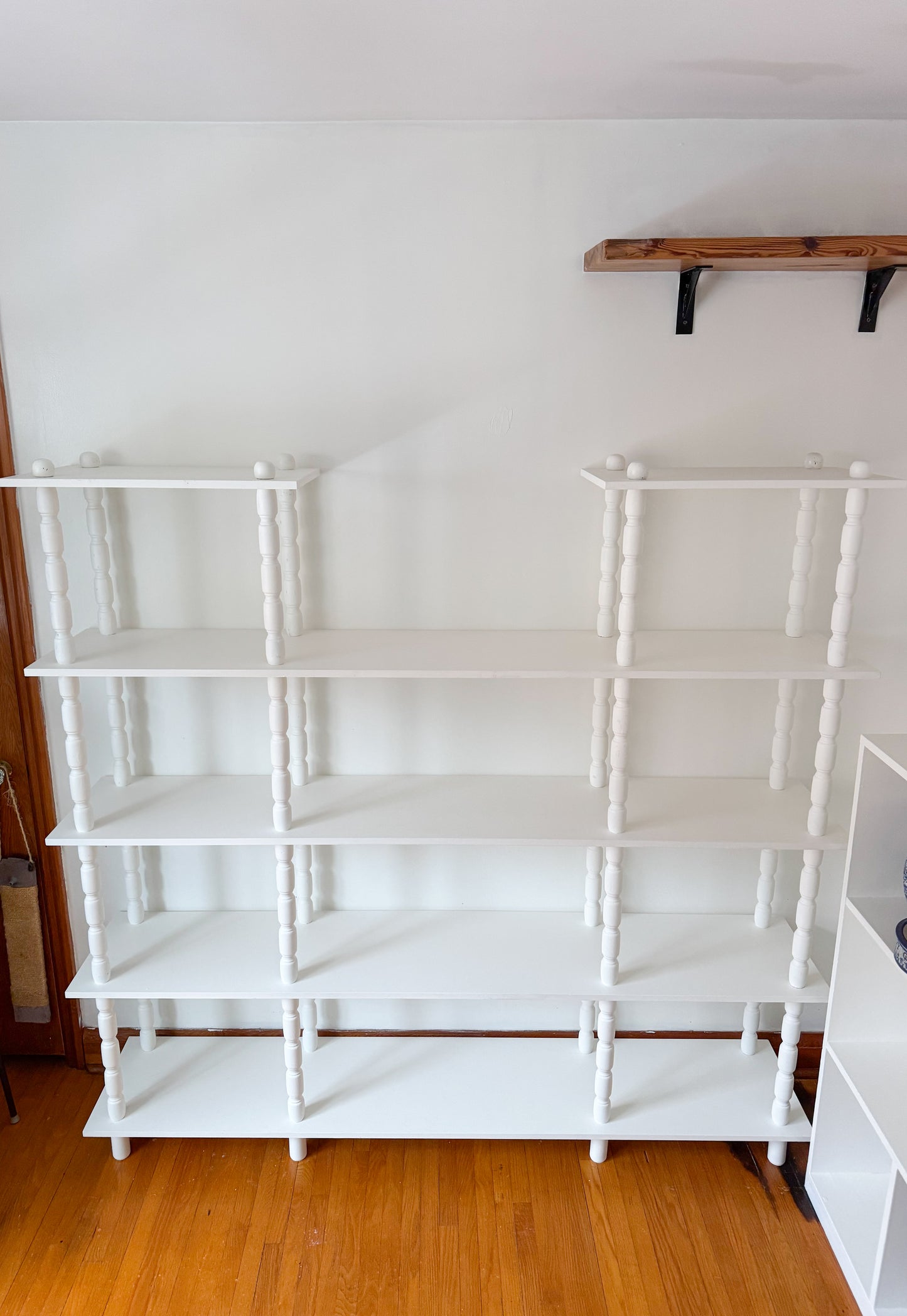 MCM Refinished White Shelf