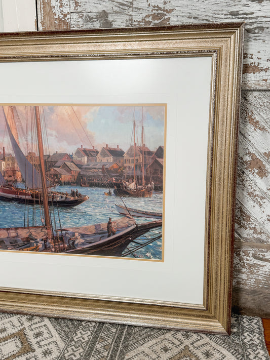 Nana & Papa Collection: Matted Glass Christopher Blossom Print