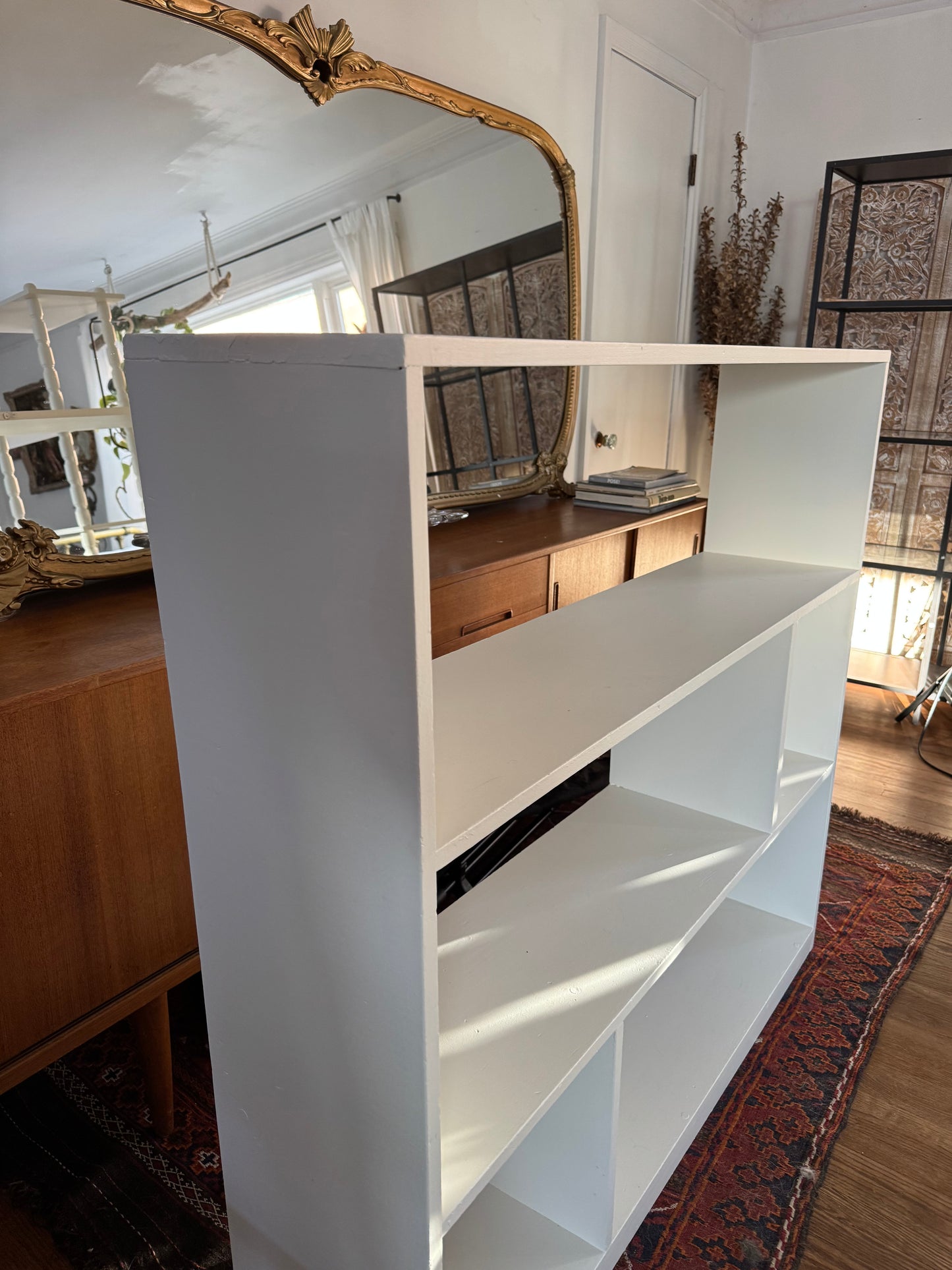 Refinished White Bookshelf