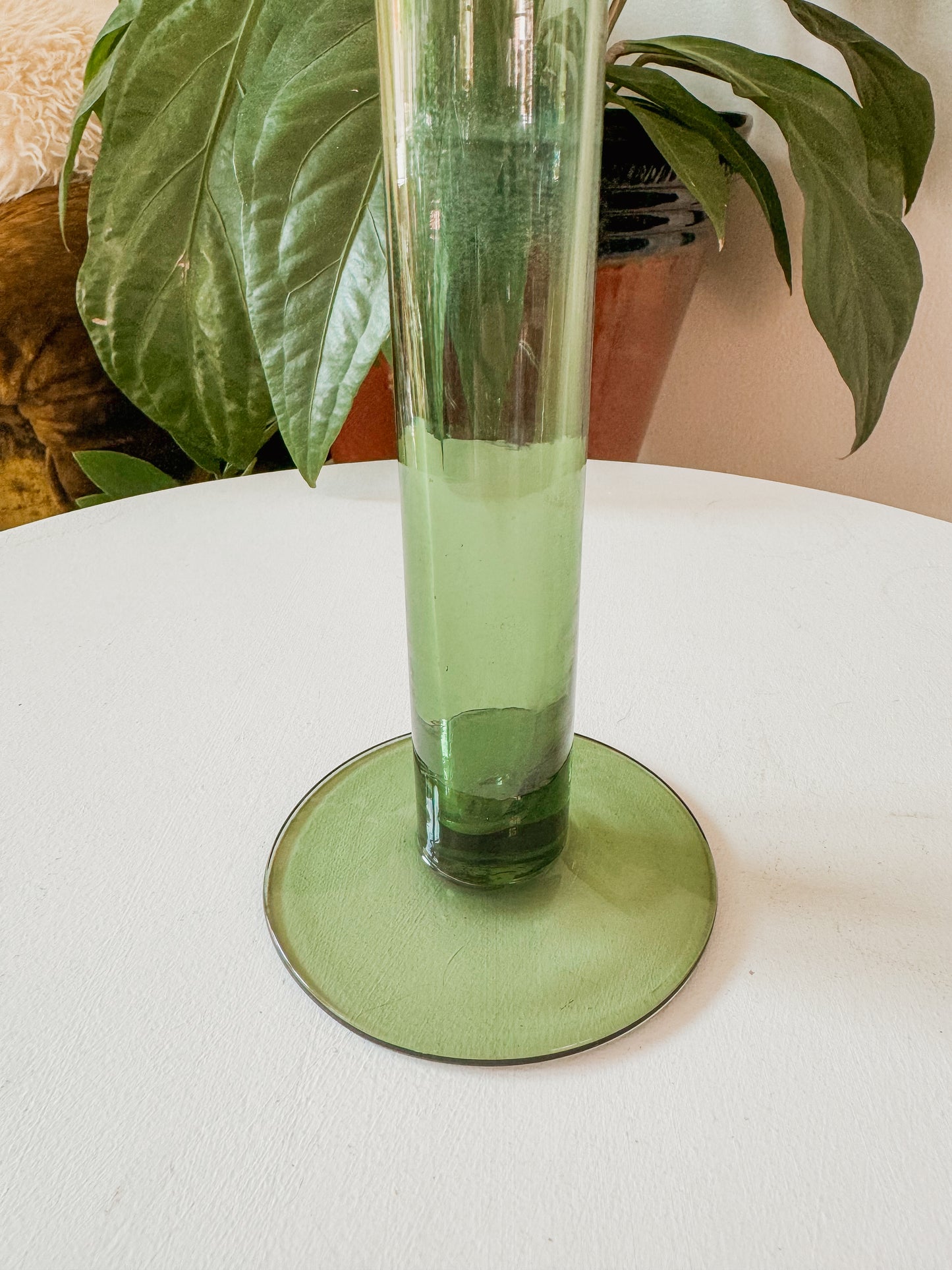 Olive Green Bud Vase