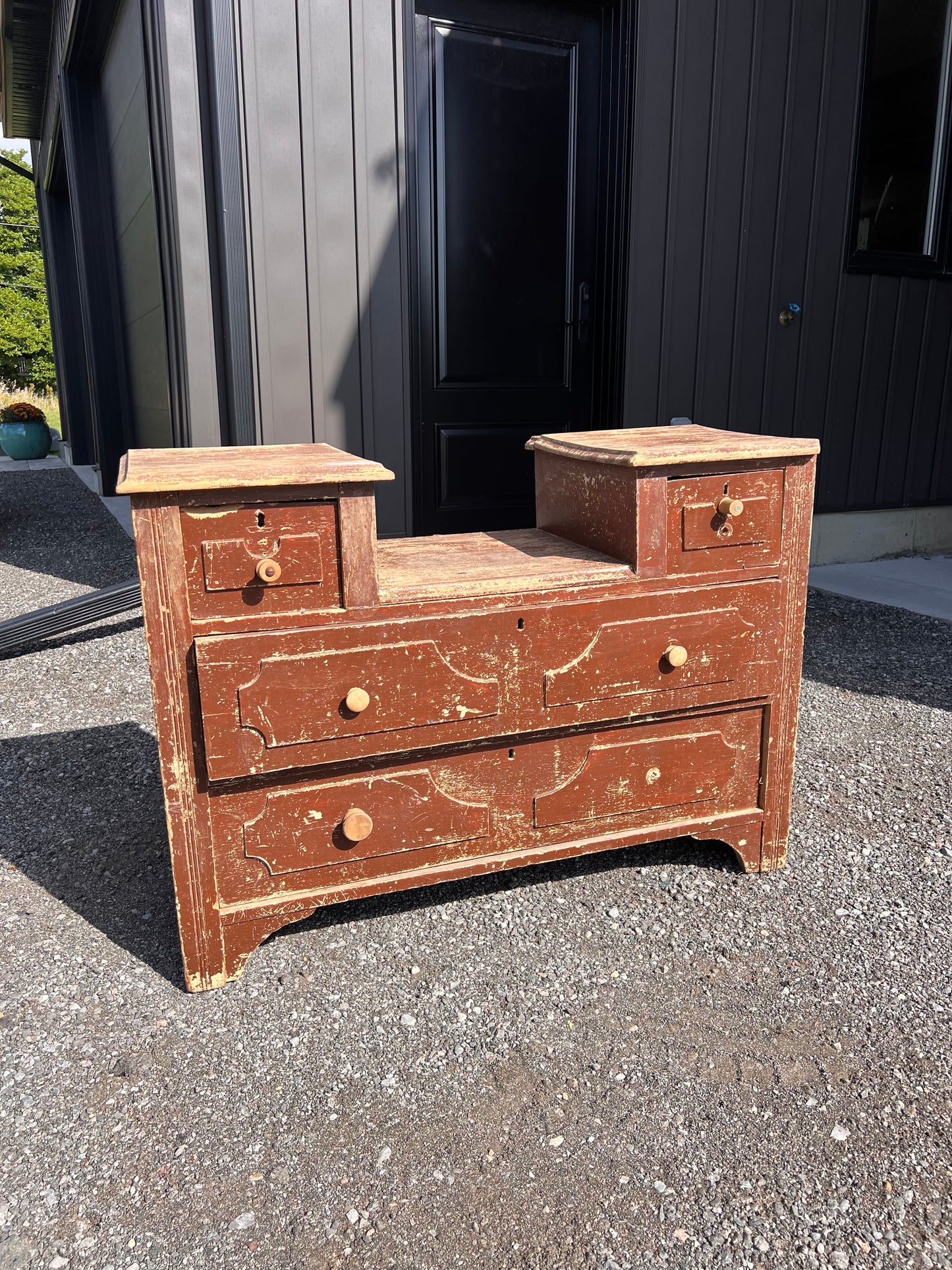 Antique Everett Refinished Dresser