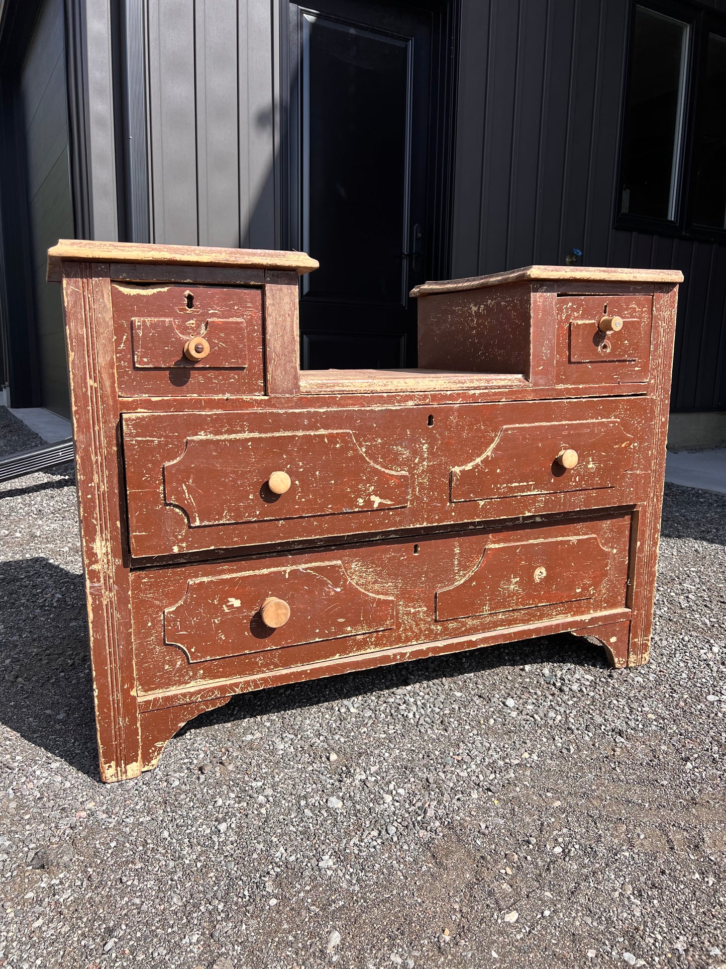 Antique Everett Refinished Dresser