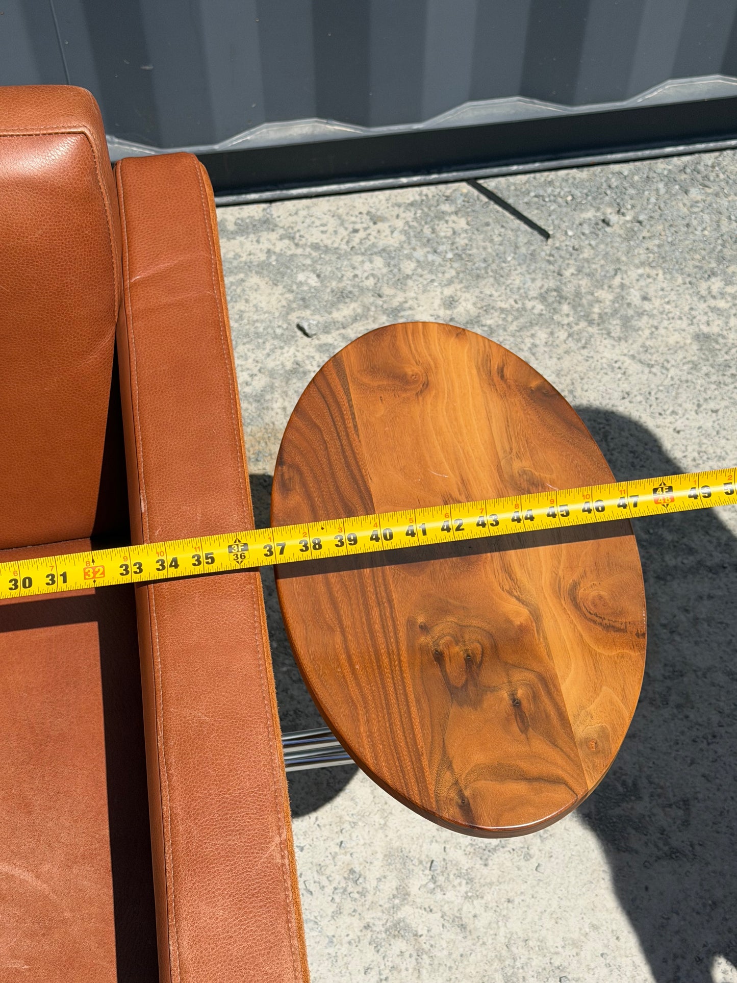 Reimagined MCM Leather Lounge Chair