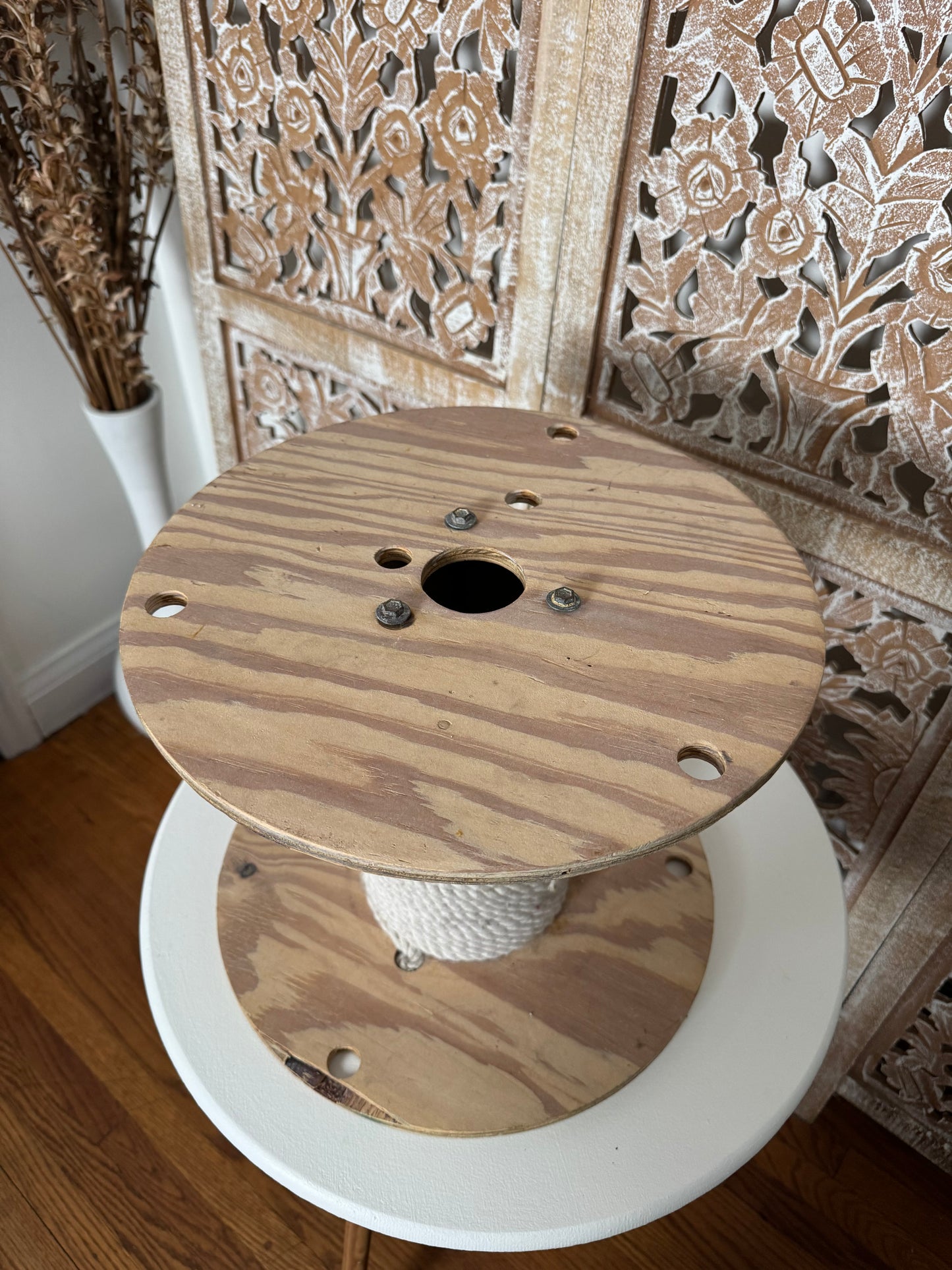 Upcycled Cable Wheel