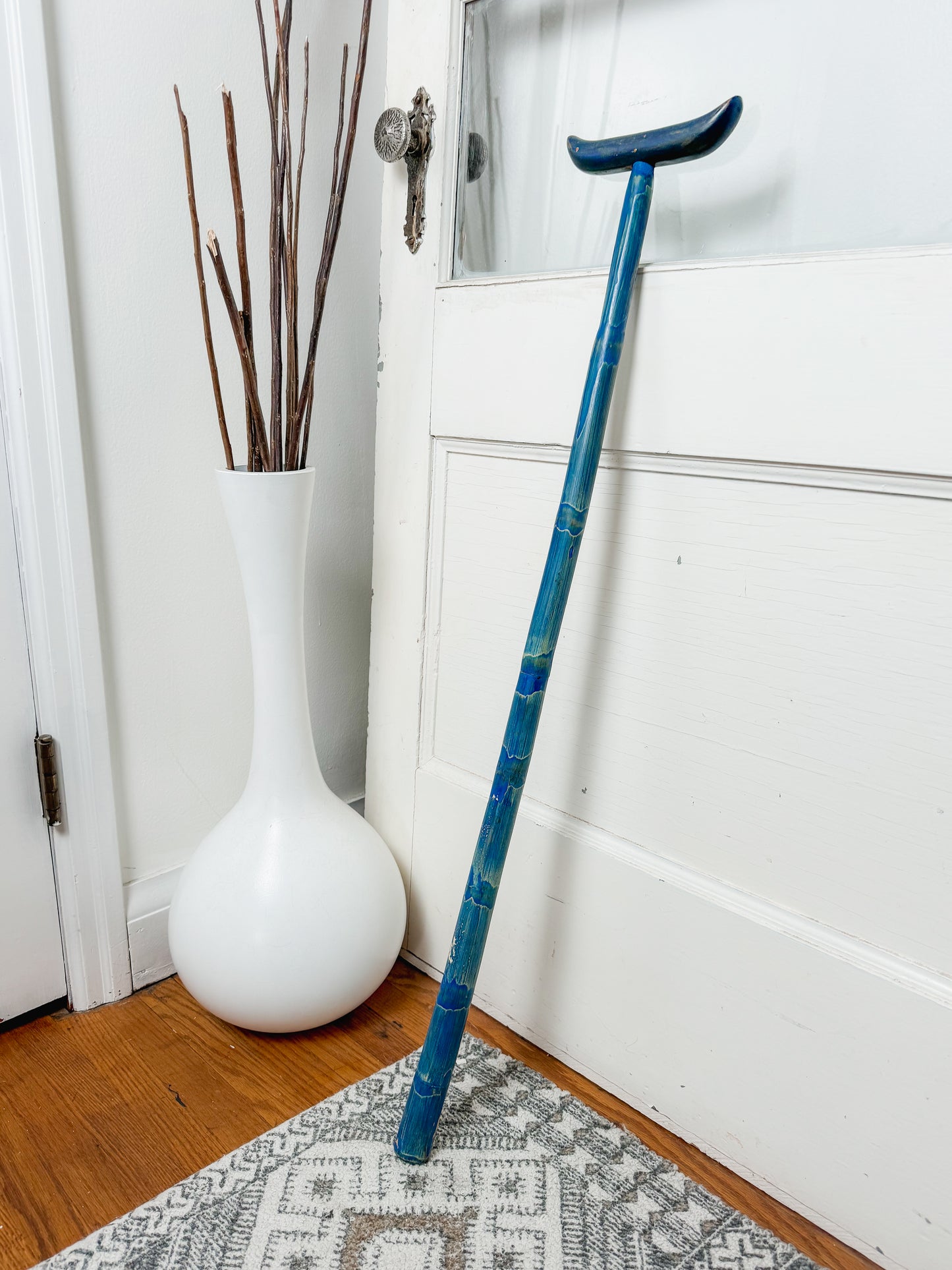 Nana & Papa Collection: Blue Bamboo Walking Stick