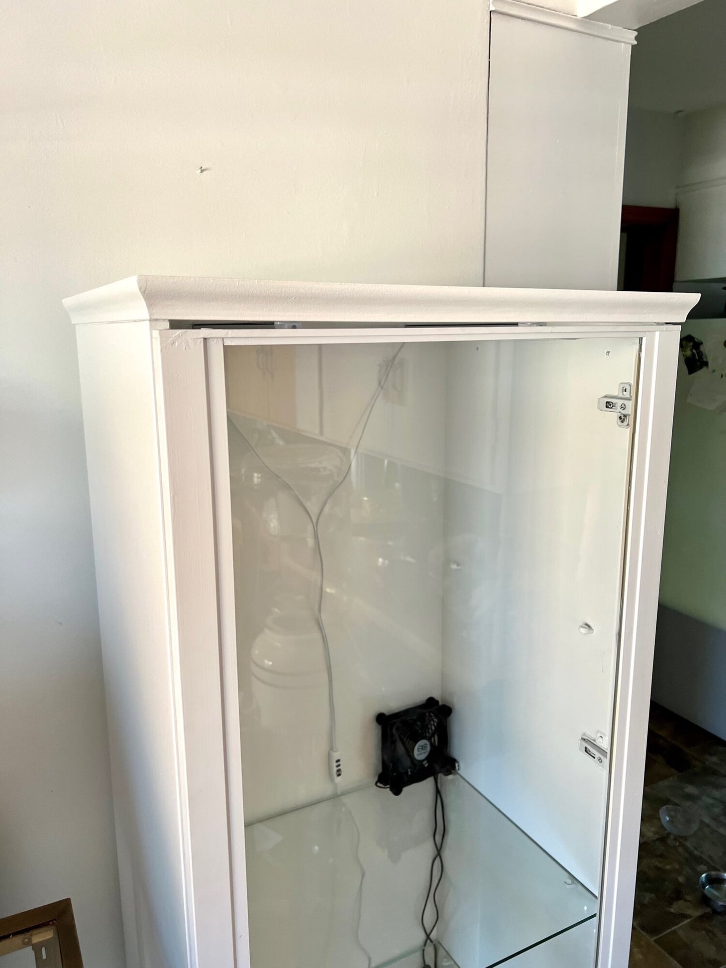 Converted Greenhouse Cabinet