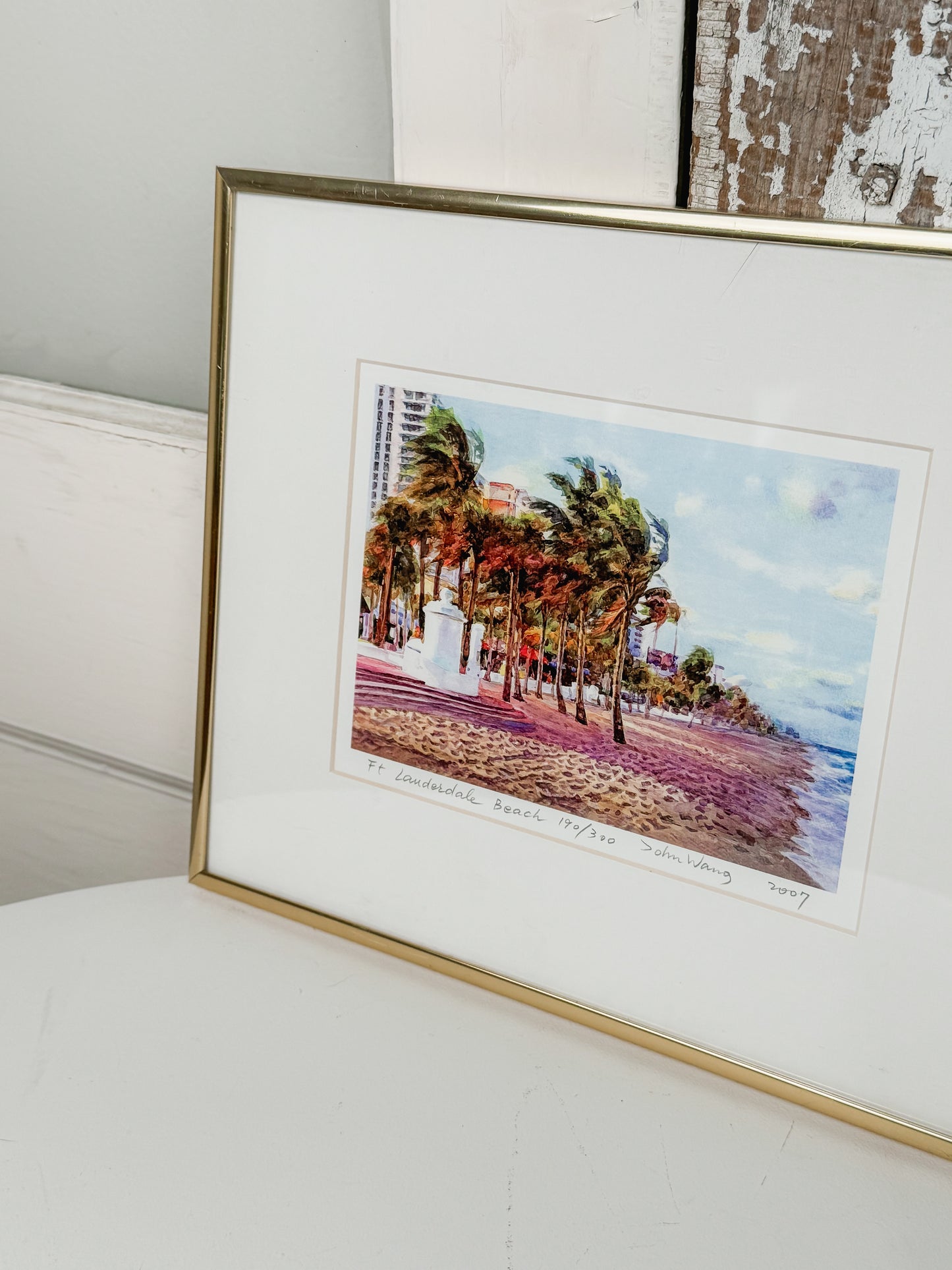 5x7 Fort Lauderdale Beach Print by John Wang