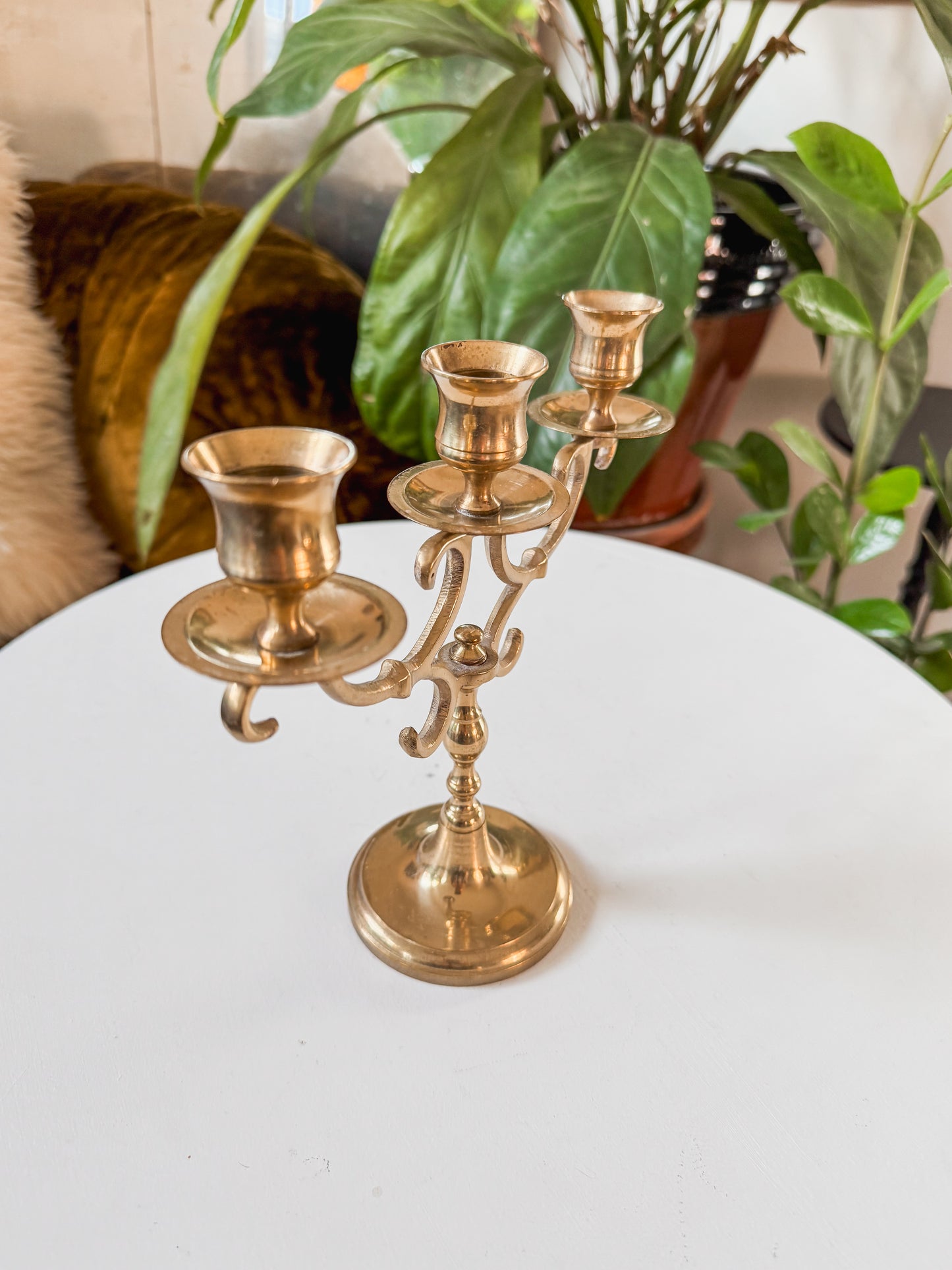 Baldwin Brass 3 Arm Candelabra