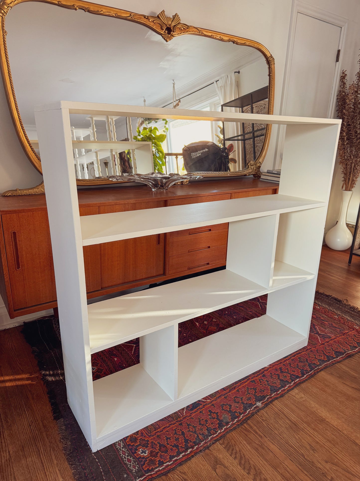 Refinished White Bookshelf