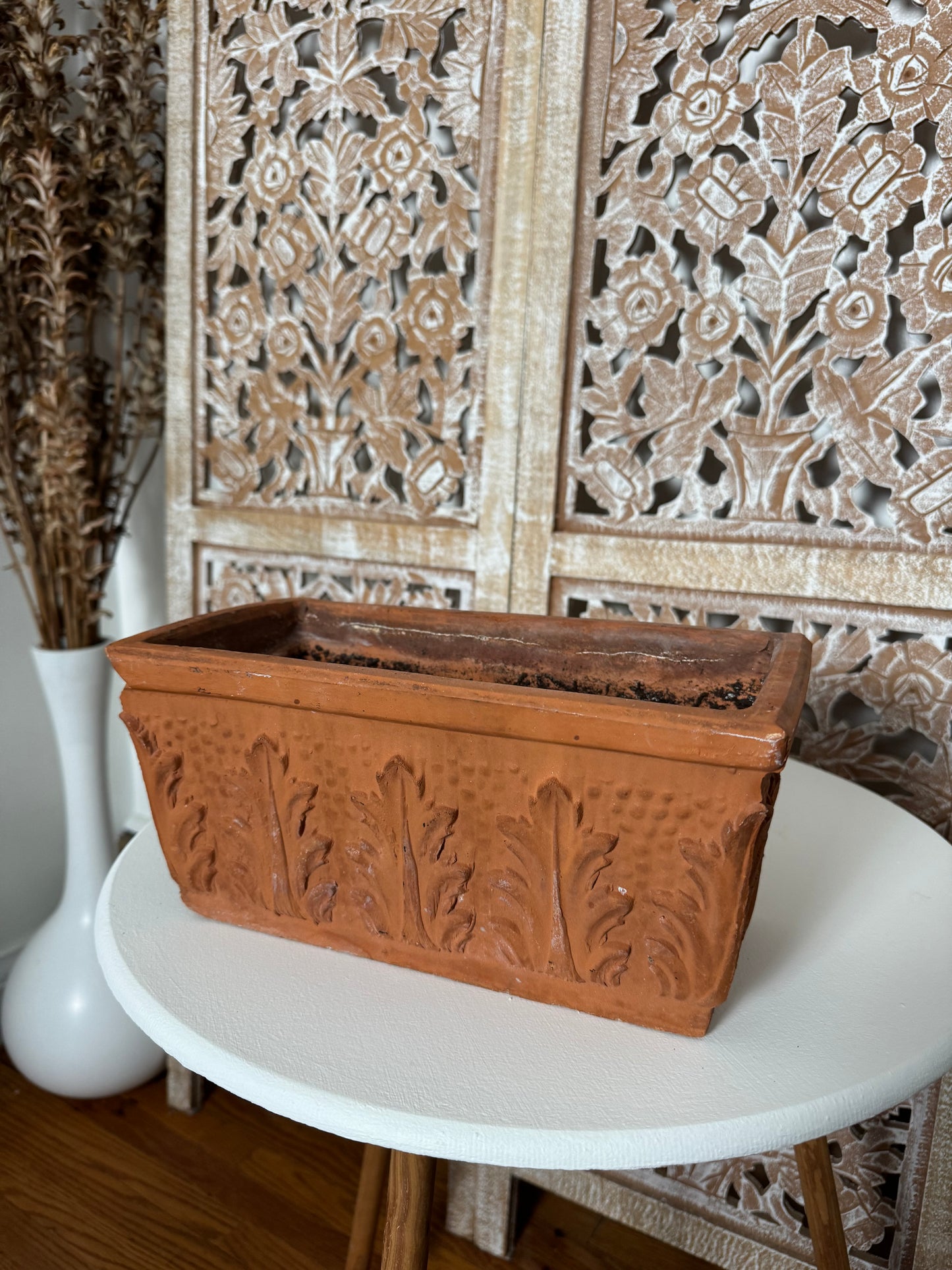 Rectangular Vintage Terracotta Planter