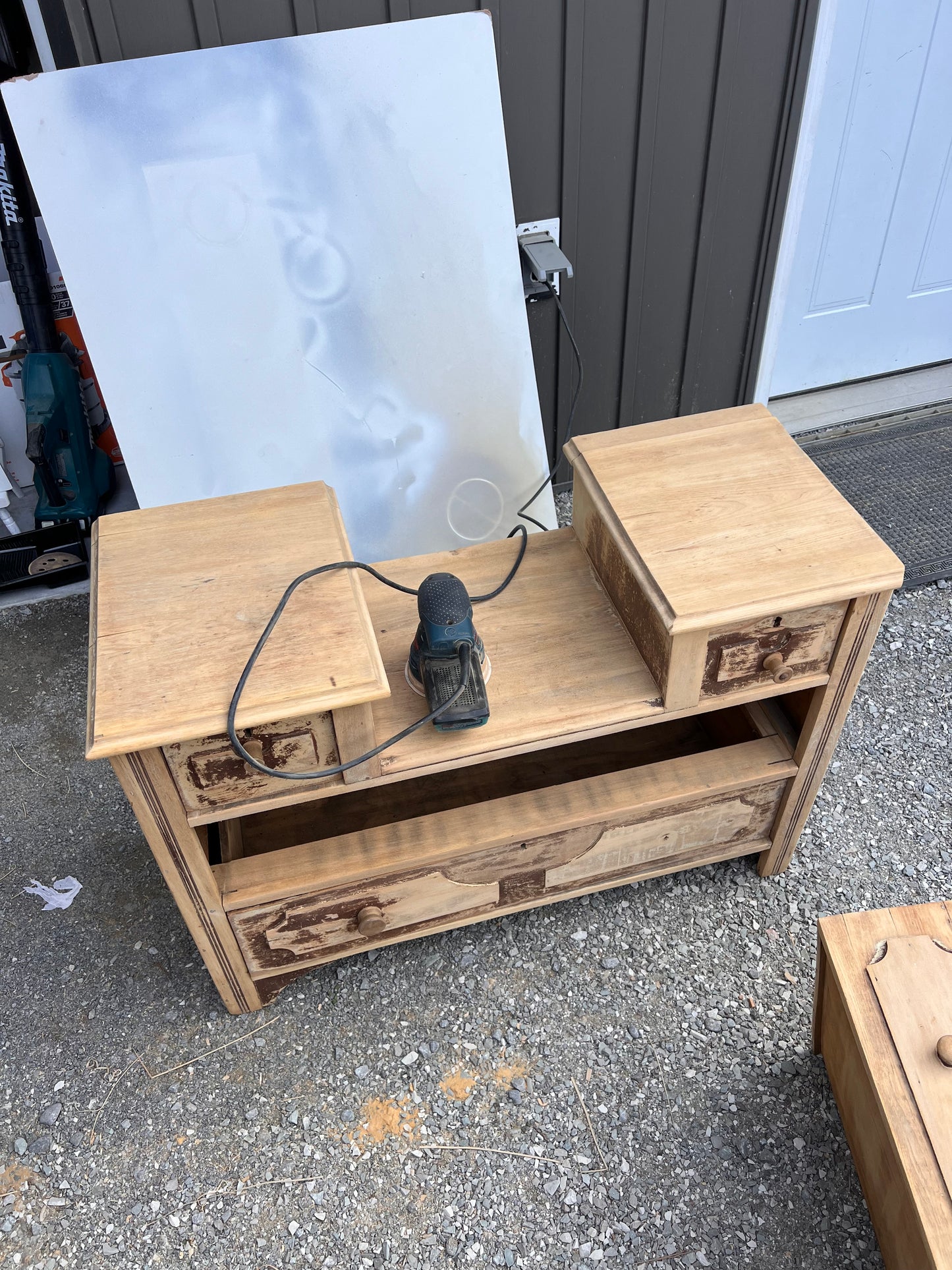 Antique Everett Refinished Dresser