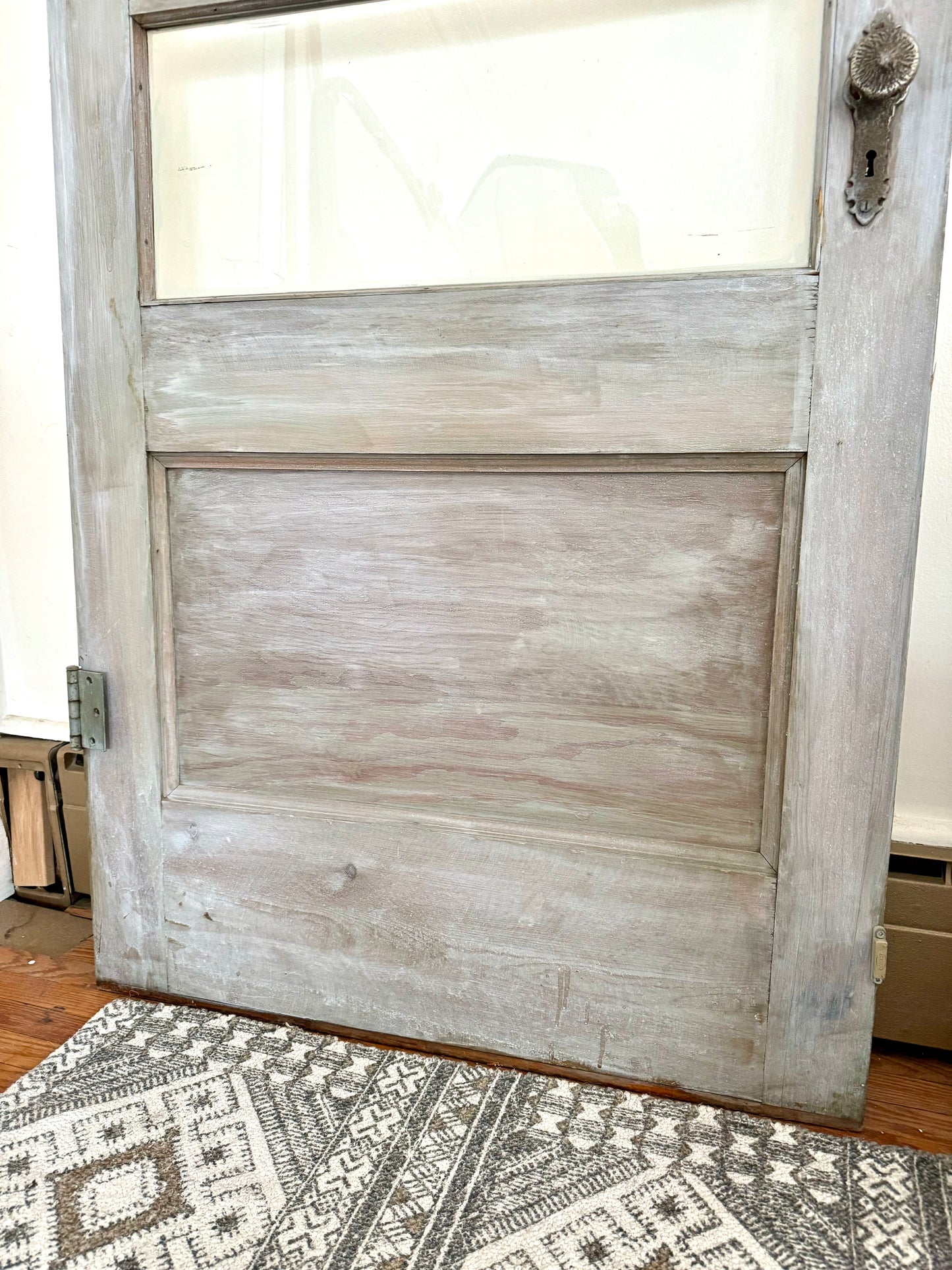 Vintage 4 Panelled White Door