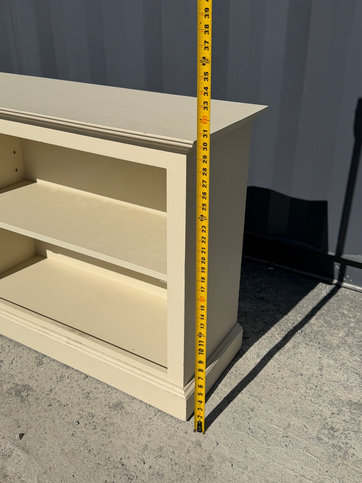 Classic Open Shelf Console