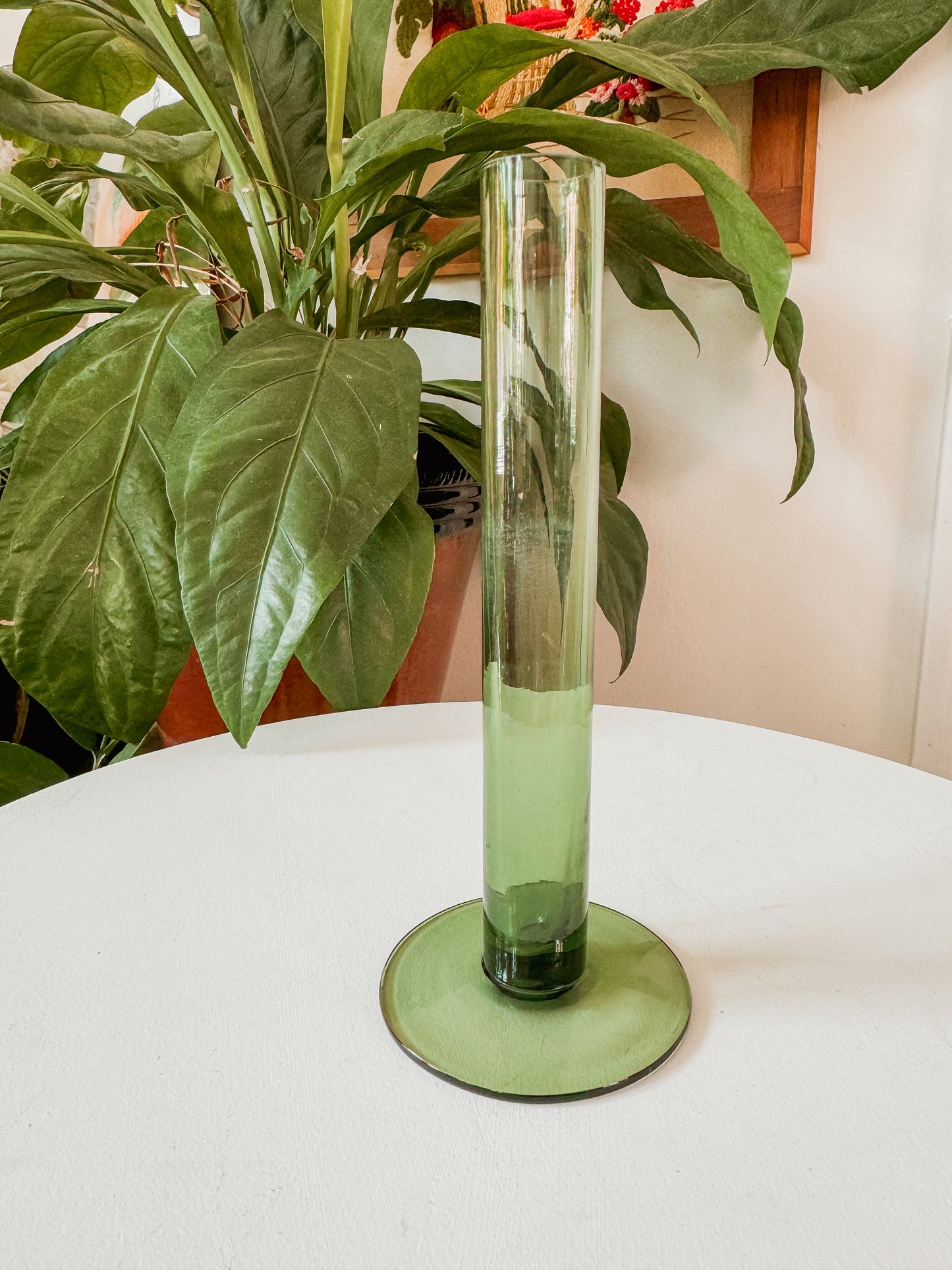 Olive Green Bud Vase