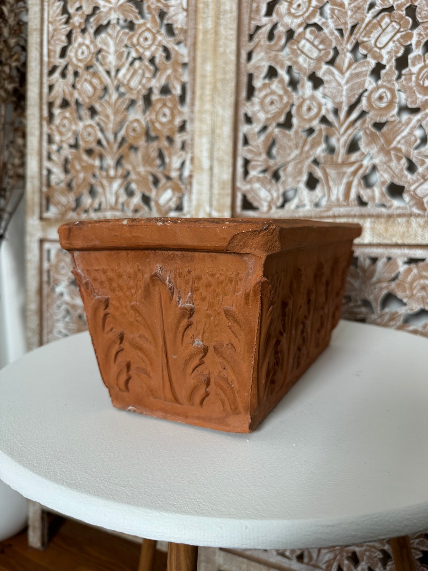Rectangular Vintage Terracotta Planter
