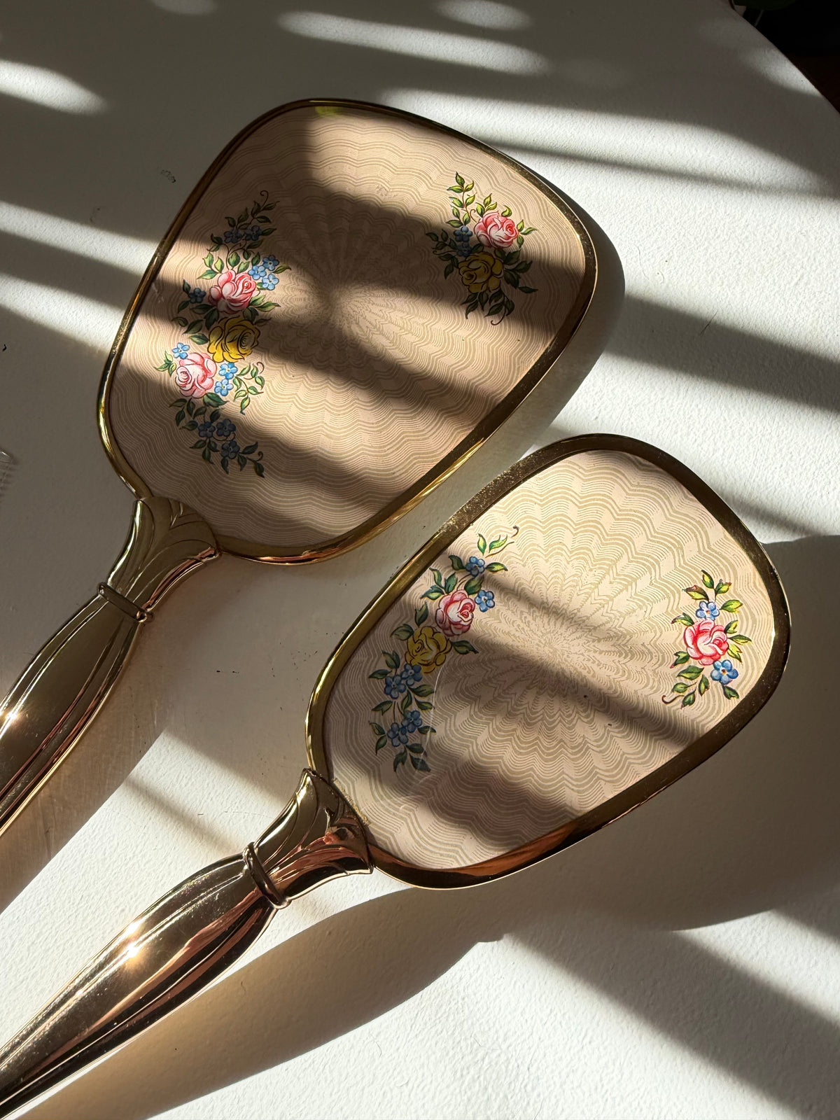 Brush, Mirror and Comb Vanity Set