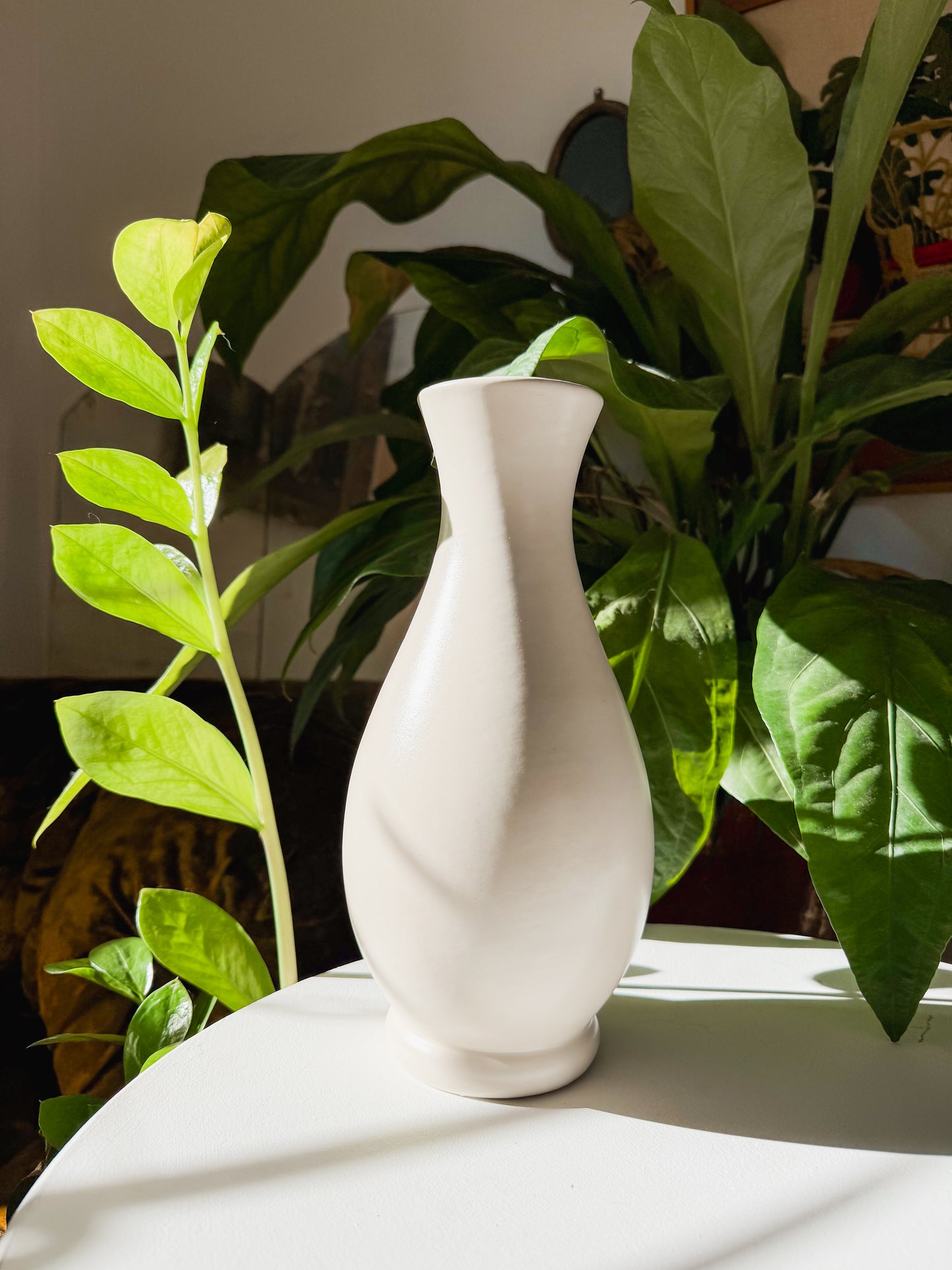 Large White Vase