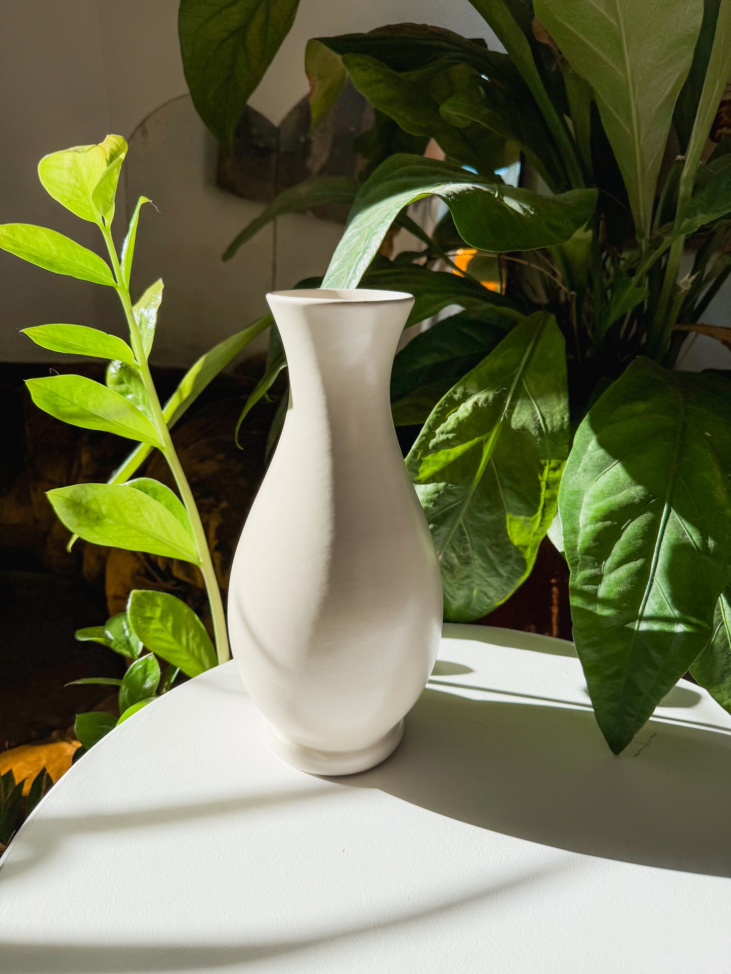 Large White Vase