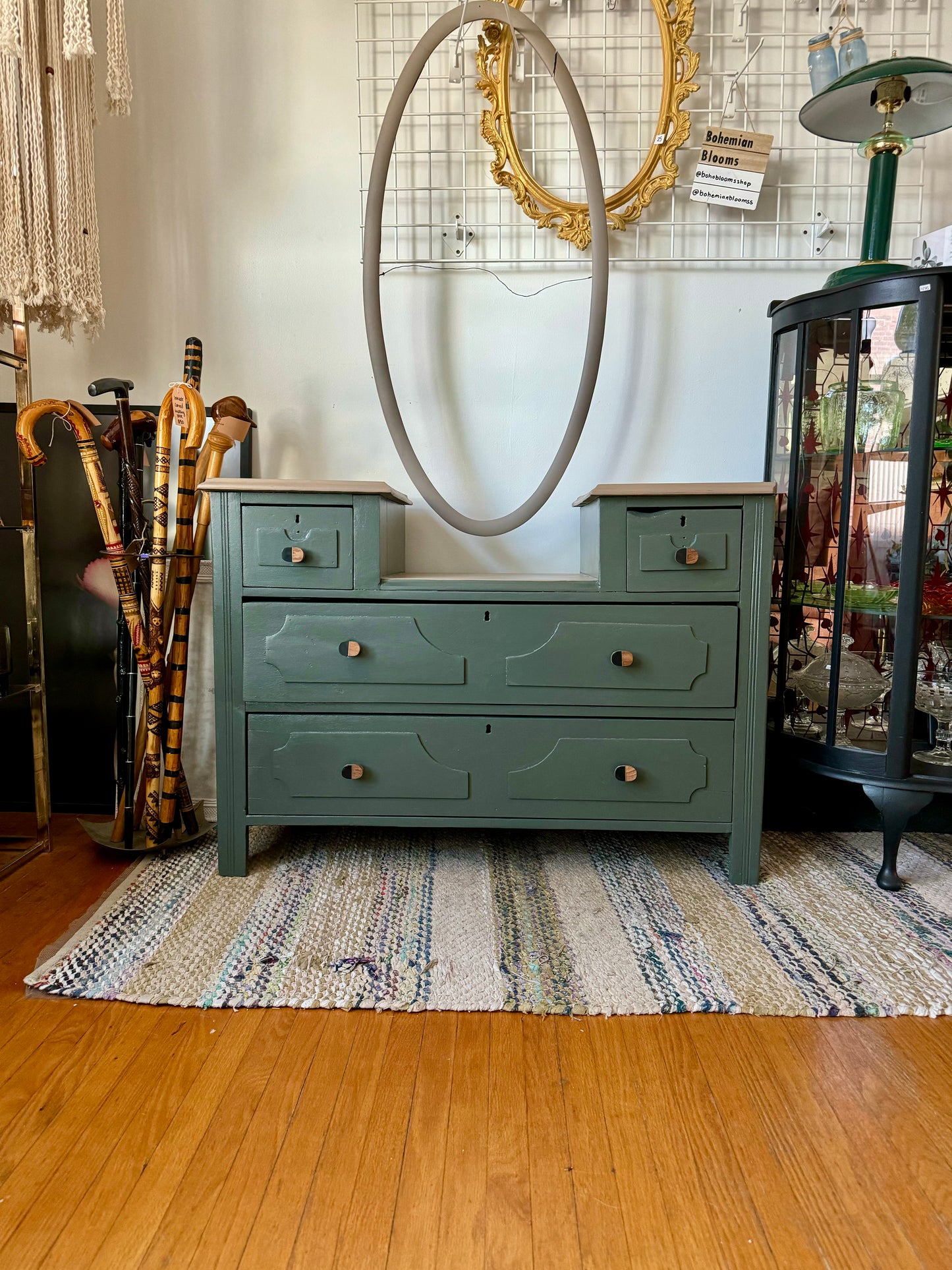 Antique Everett Refinished Dresser