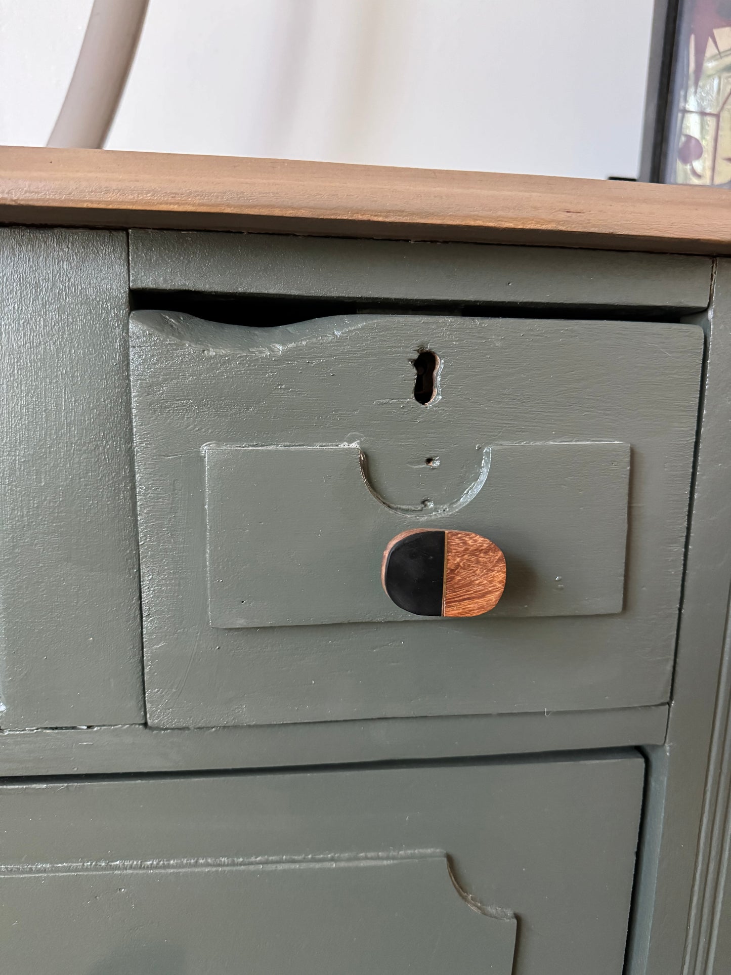 Antique Everett Refinished Dresser