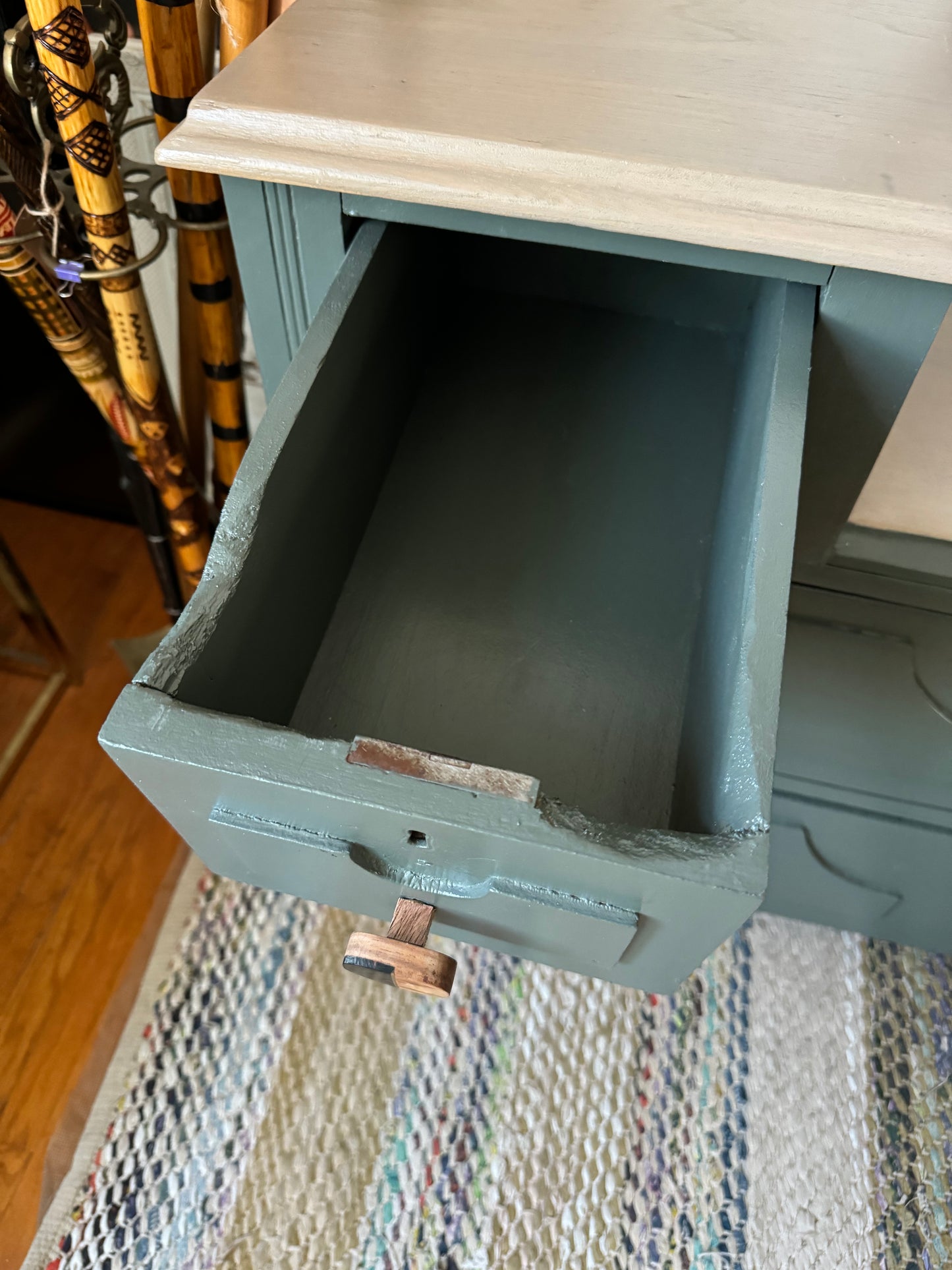 Antique Everett Refinished Dresser