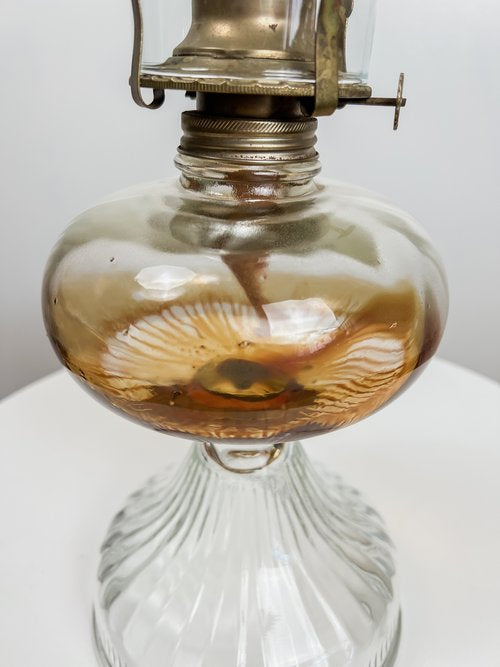Large Vintage Oil Lamp